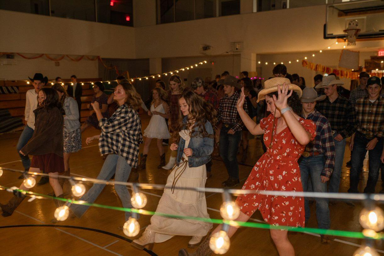 Students Dancing