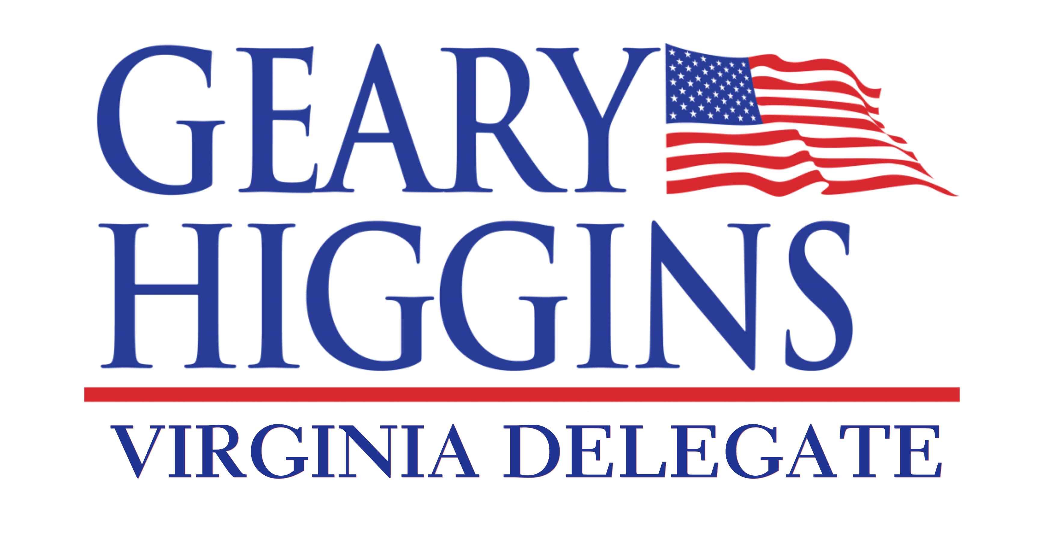 Logo for Geary Higgins VA Delegate